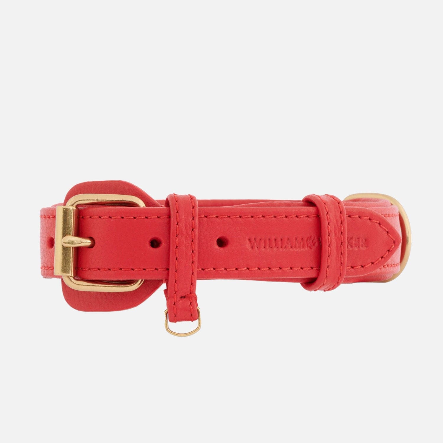 William Walker Leder Hundehalsband Chili (Rot)