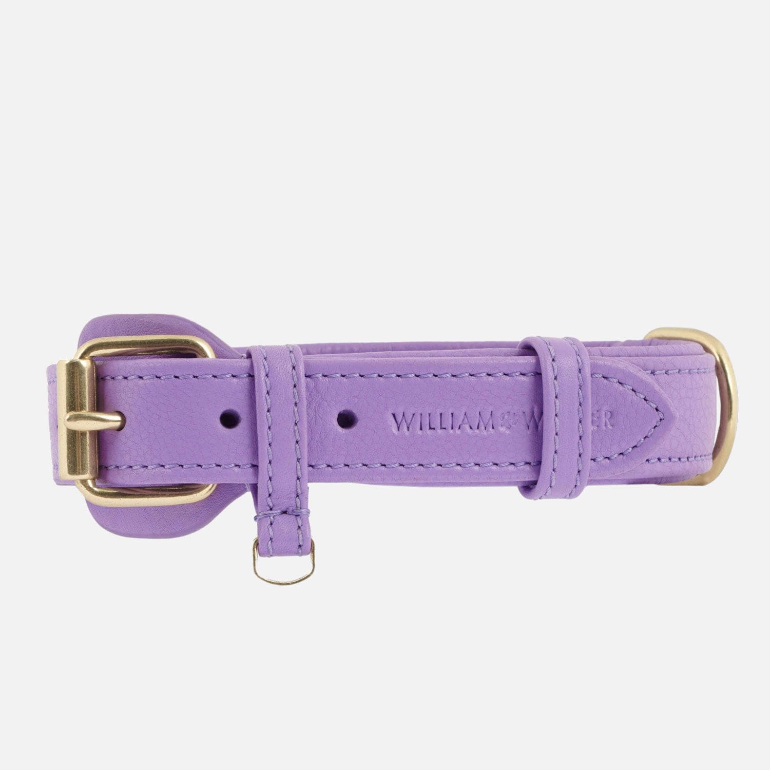 William Walker Leder Hundehalsband Lavender (Lila)